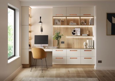 Fitted home office furniture