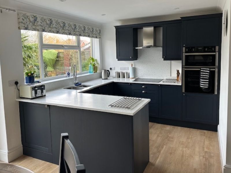 Indigo Blue Shaker Kitchen 